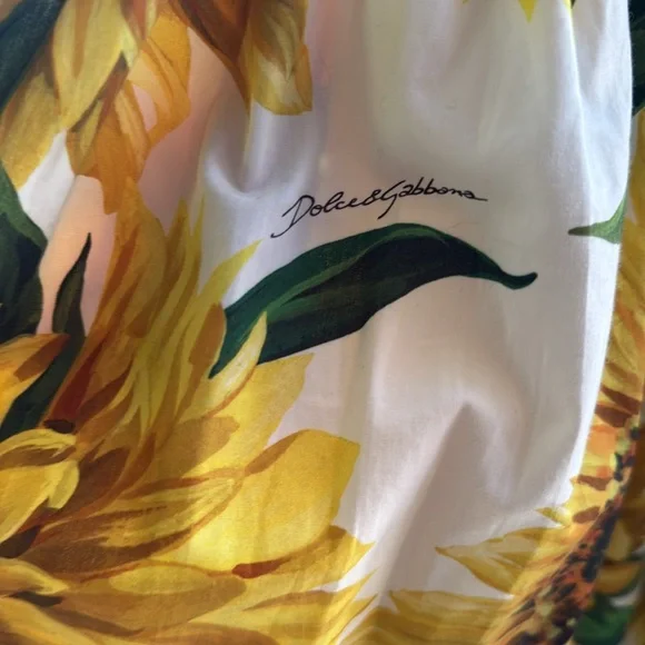 Dolce & Gabbana long Sunflower dress - Picture 7 of 11